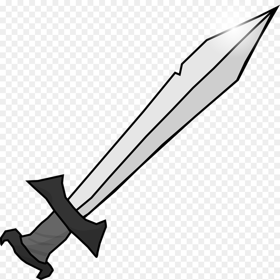 Sword Weapon Medieval Knight Image Sword Clipart Background, Blade, Dagger, Knife Png