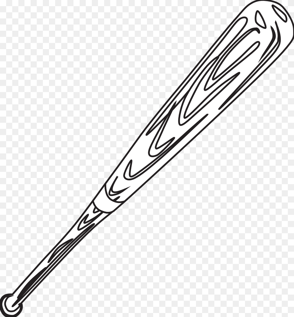 Sword Weapon Medieval Knight Sword Clipart Black And White, Baseball, Baseball Bat, Sport, Smoke Pipe Png Image