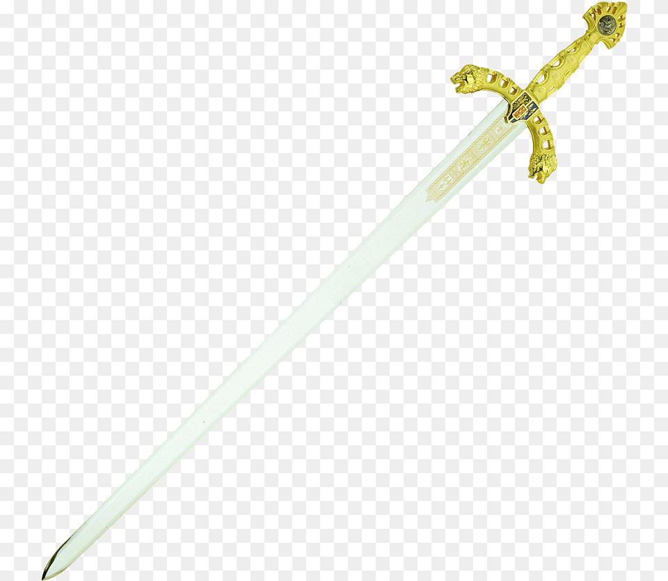 Sword With Golden Hilt, Weapon, Blade, Dagger, Knife Free Transparent Png