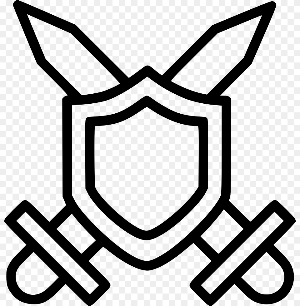 Swords Crossed Shield Comments, Emblem, Symbol, Device, Grass Free Transparent Png