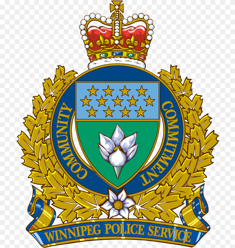 Sworn In Logo Winnipeg Police Service Logo, Badge, Symbol, Emblem Png Image
