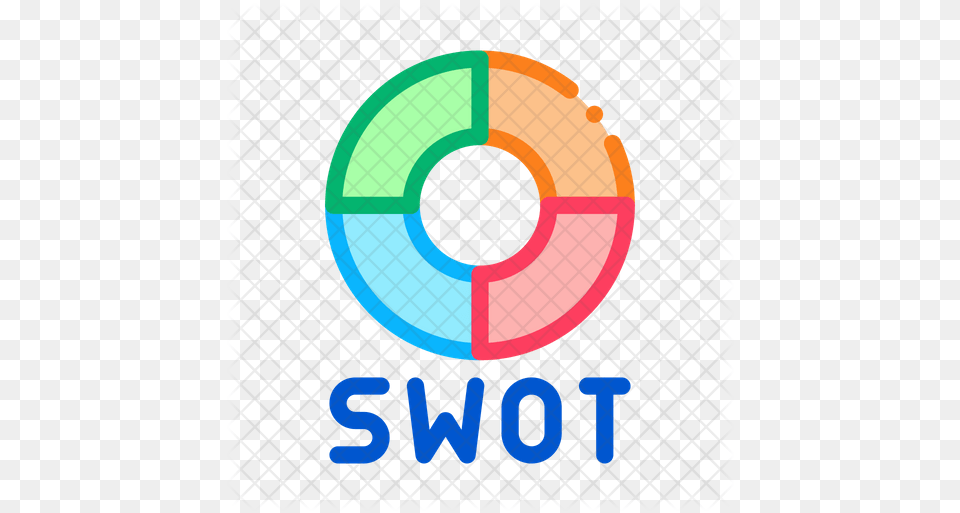 Swot Pie Chart Icon Swot Icon, Water, Disk Free Png Download