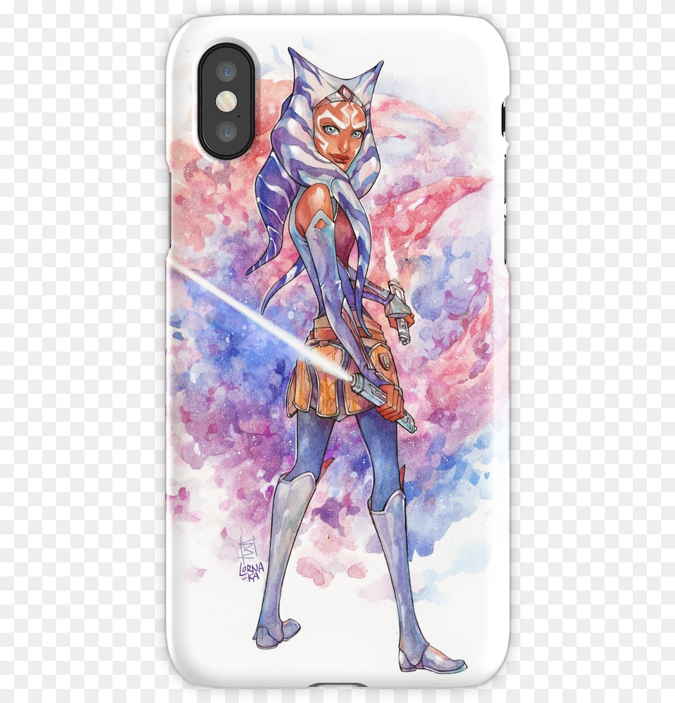 Swr Fulcrum Iphone X Snap Case Ahsoka Tano Drawing, Book, Comics, Publication, Adult Free Transparent Png