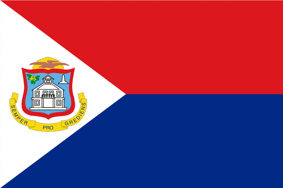 Sx Sint Maarten Dutch Part Flag Icon Sint Maarten Flag Map, Dynamite, Weapon Free Png Download