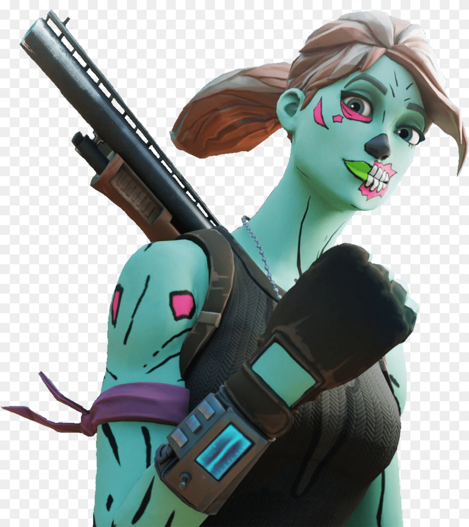 Sxtch Fortnite Ghoul Trooper, Adult, Person, Woman, Female Png