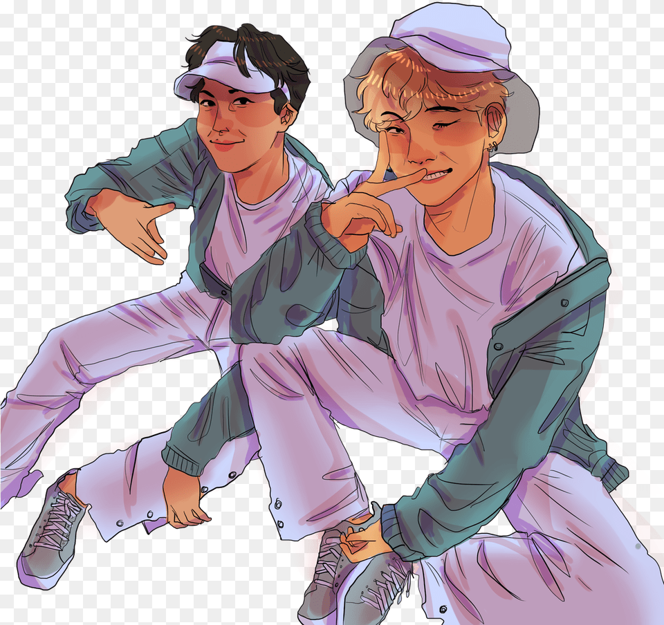 Sy School Sope Bts Fanart, Publication, Book, Comics, Person Png