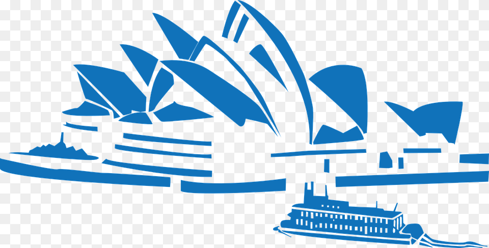 Sydney Opera Famous Silhouette Building House Sydney Opera House Vector, Architecture, Opera House, Boat, Transportation Png