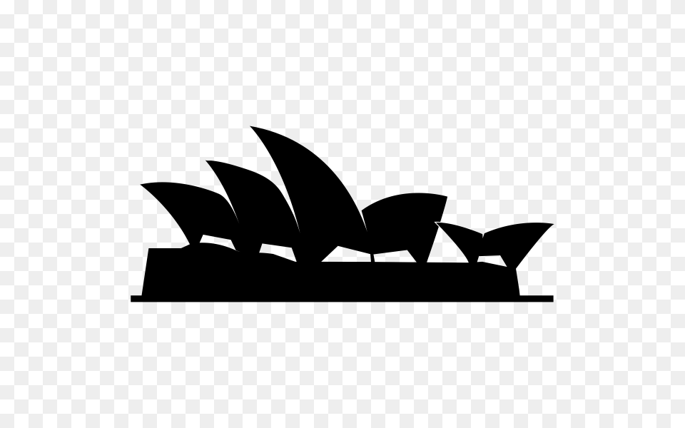 Sydney Opera House Rubber Stamp Stampmore, Gray Free Png
