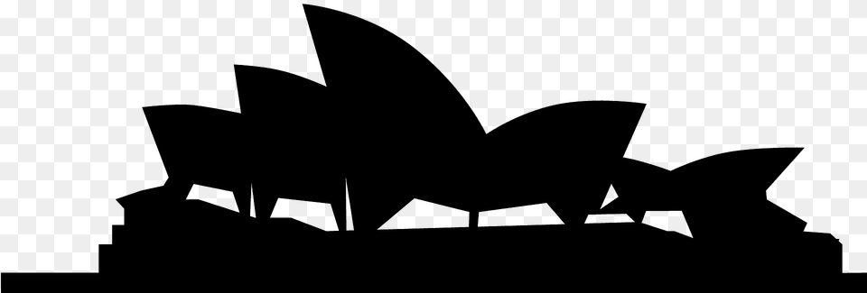 Sydney Opera House Silhouette, Architecture, Building, Opera House, Animal Free Transparent Png