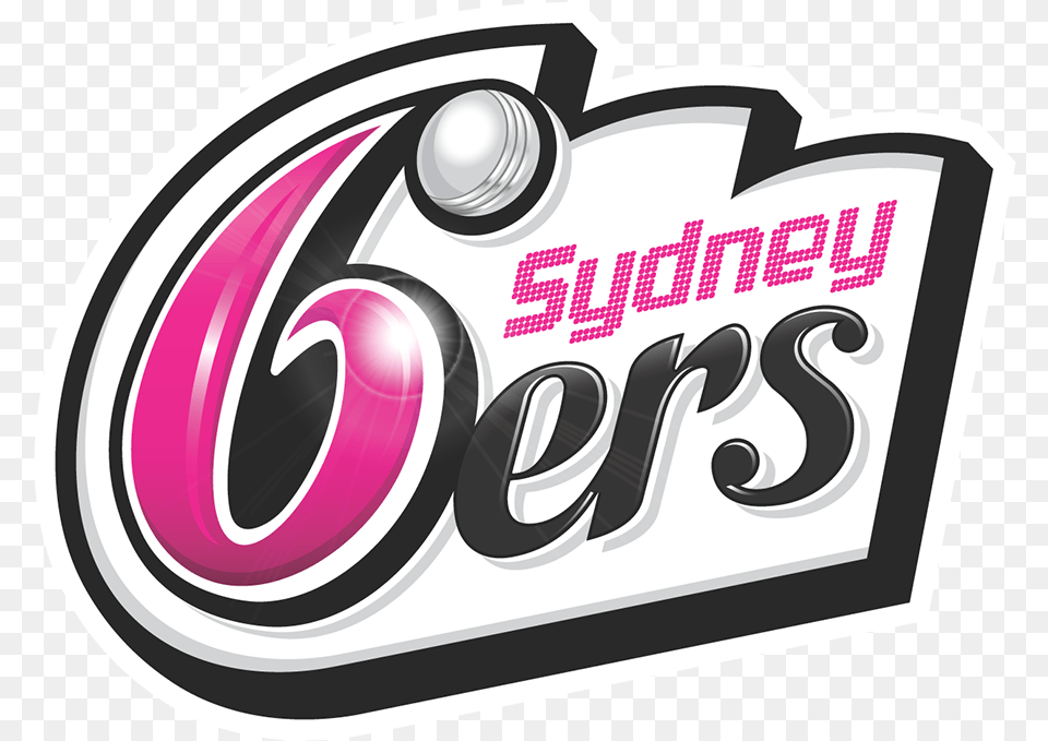 Sydney Sixers, Logo, Text, Disk, Symbol Free Transparent Png
