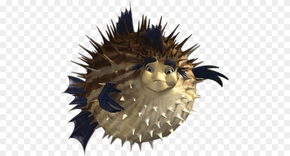 Sykes The Pufferfish Shark Tale Sykes, Animal, Fish, Sea Life, Puffer Free Png