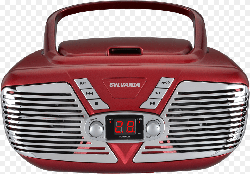 Sylvania Srcd211 Portable Cd Boombox With Amfm Radio Free Transparent Png