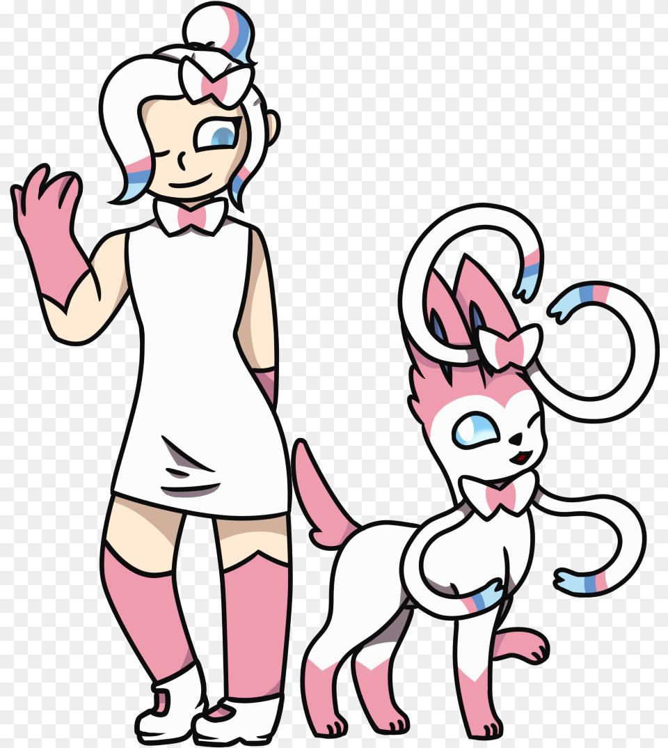 Sylveon Gijinka Clipart Cartoon, Book, Comics, Publication, Baby Free Transparent Png