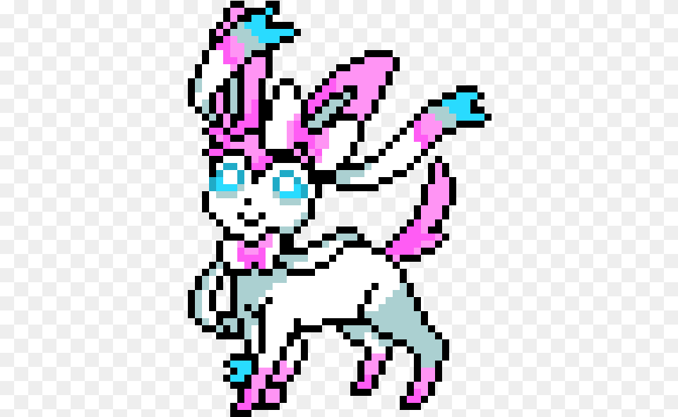 Sylveon Minecraft Pixel Art, Purple, Graphics, People, Person Png