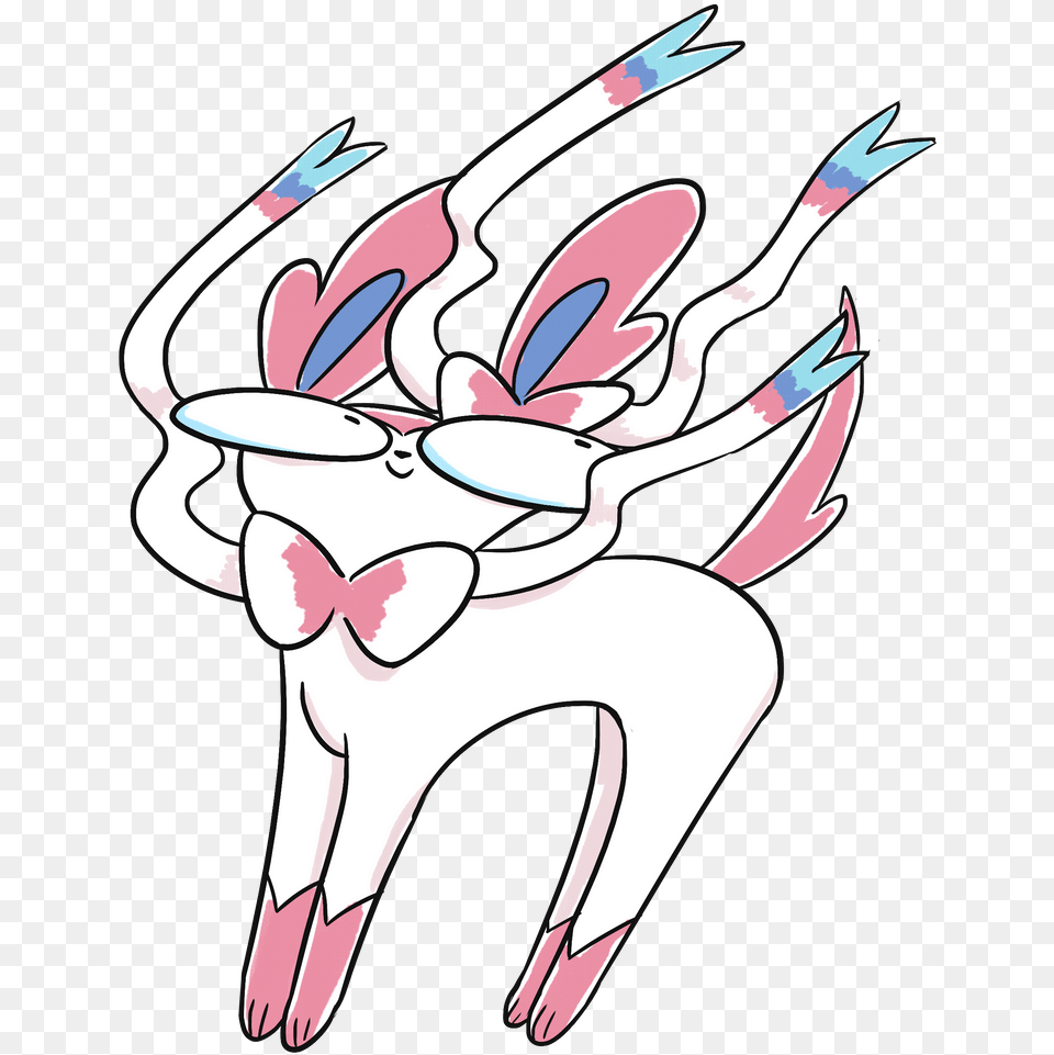 Sylveon Sticker Automotive Decal, Book, Comics, Publication, Cartoon Free Png