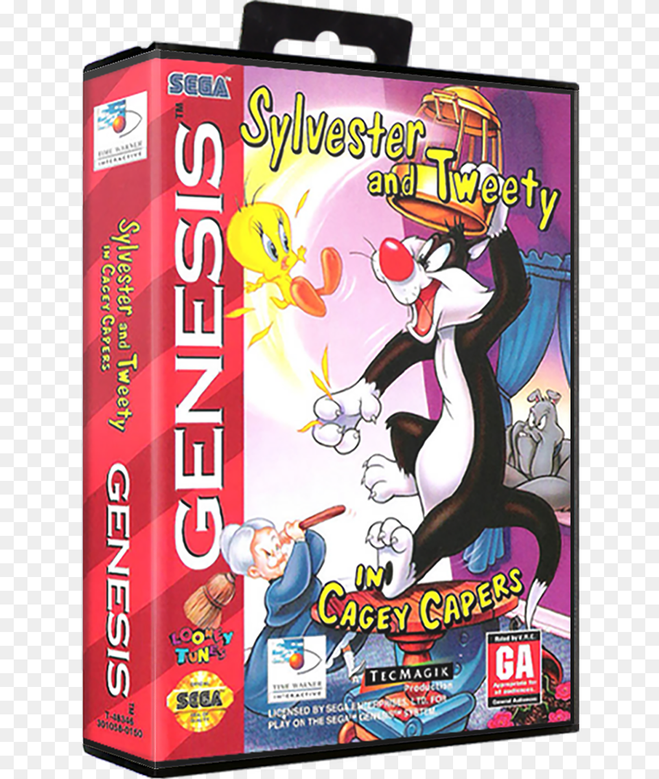 Sylvester And Tweety In Cagey Capers Sega, Baby, Person, Face, Head Png