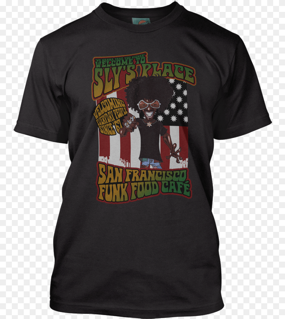 Sylvester Sly Stone Sly And The Family Stone Inspired T Shirt Charlie Parker, Clothing, T-shirt, Person, Face Png