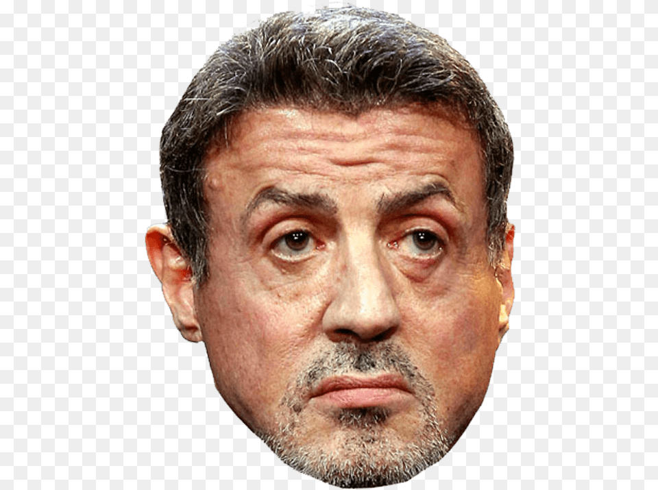 Sylvester Stallone Face Sylvester Stallone Cut Out, Adult, Portrait, Photography, Person Png