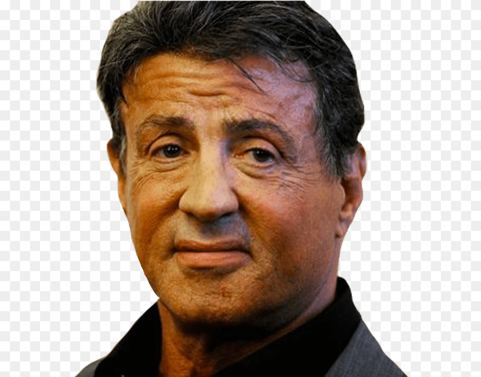 Sylvester Stallone Portrait Sylvester Stallone, Adult, Photography, Person, Man Free Png