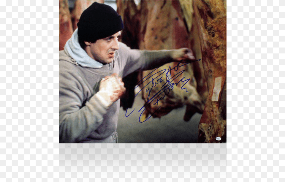 Sylvester Stallone Punching Meat, Cap, Clothing, Hat, Adult Free Png