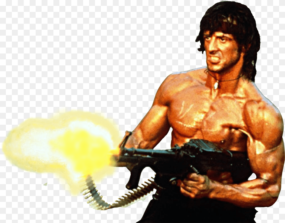 Sylvester Stallone War Movie, Adult, Person, Man, Male Free Png