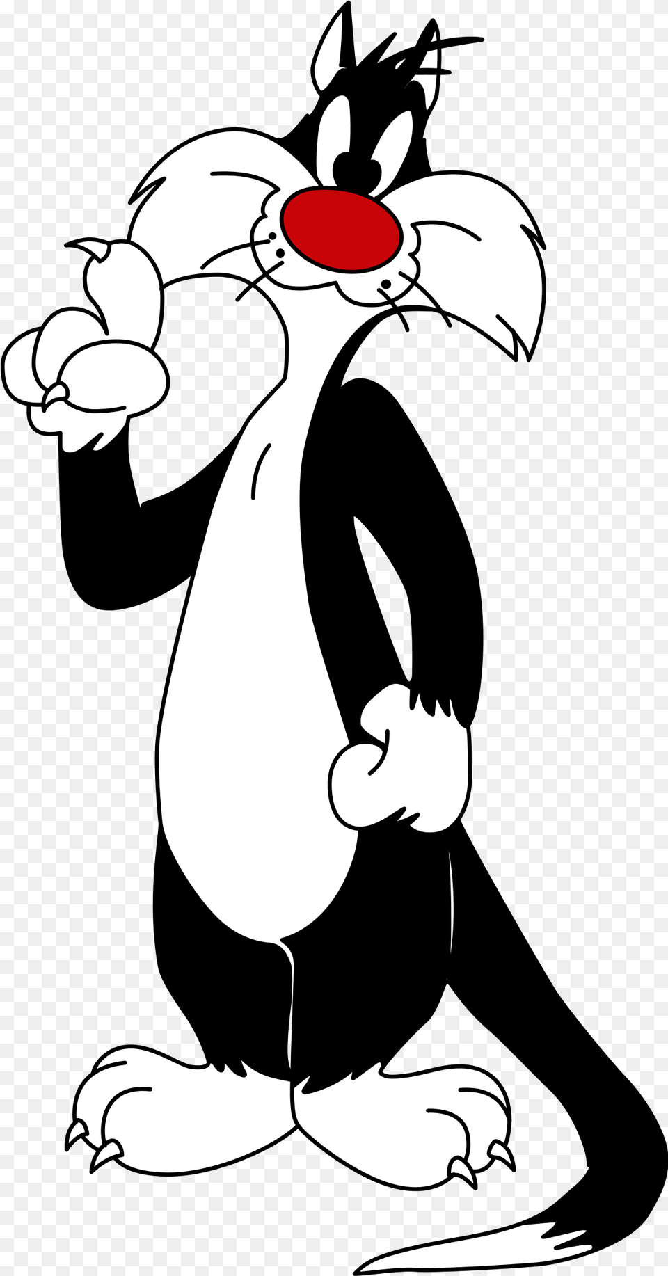 Sylvester The Cat Wikipedia, Cartoon, Baby, Person, Stencil Png Image