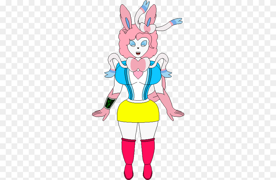 Sylvia Sylveon By Minor Devil On Newgrounds Fictional Character, Person, Cartoon, Face, Head Free Png