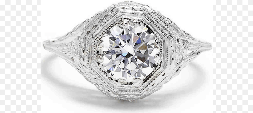 Sylvie Collection Split Shank Diamond Engagement Ring, Accessories, Gemstone, Jewelry, Silver Png
