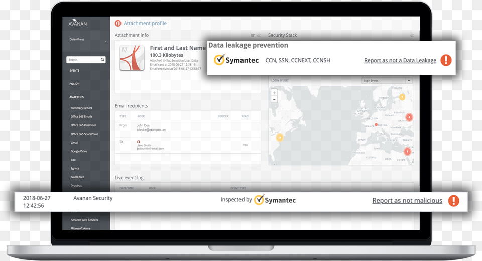 Symantec Dlp On Avanan Email, File, Webpage, Computer Hardware, Electronics Free Transparent Png