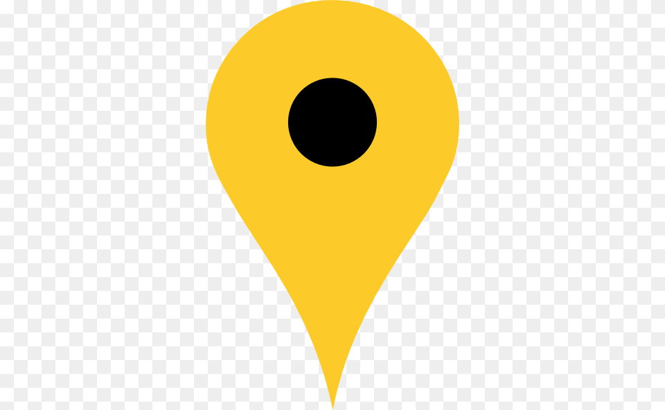 Symbol Clip Art At Clker Com Vector Location Symbol Yellow, Balloon, Guitar, Musical Instrument Free Png