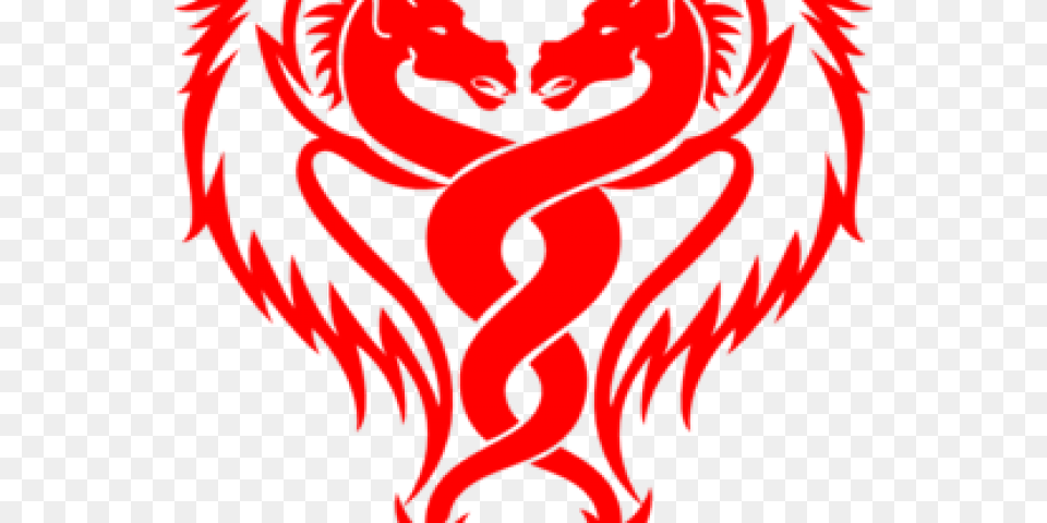 Symbol Clipart Dragon Tribal Dragons, Emblem, Person Png Image