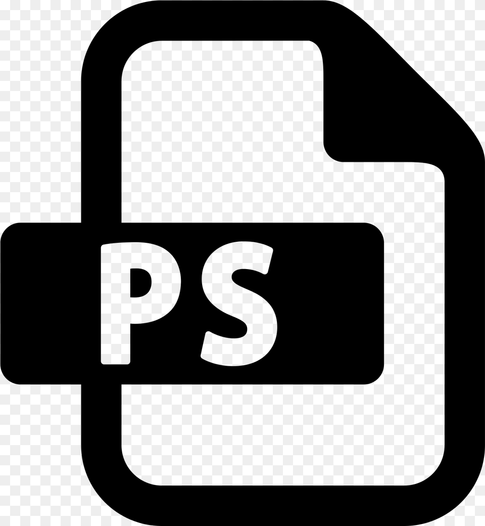 Symbol Clipart Playstation 7zip Icon, Gray Free Png Download