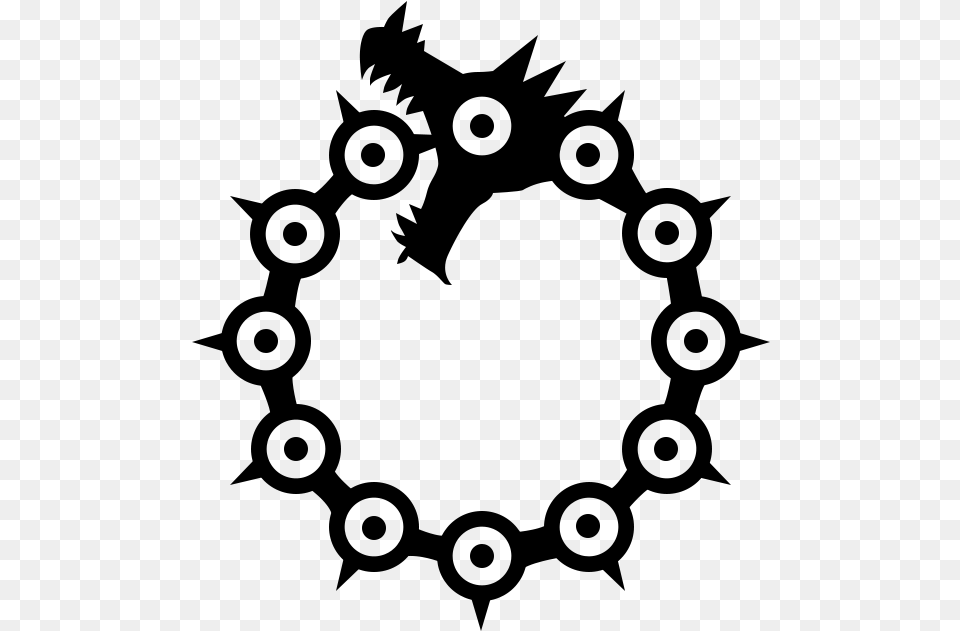 Symbol Dragon Nanatsu No Taizai Meliodas Symbol, Gray Png