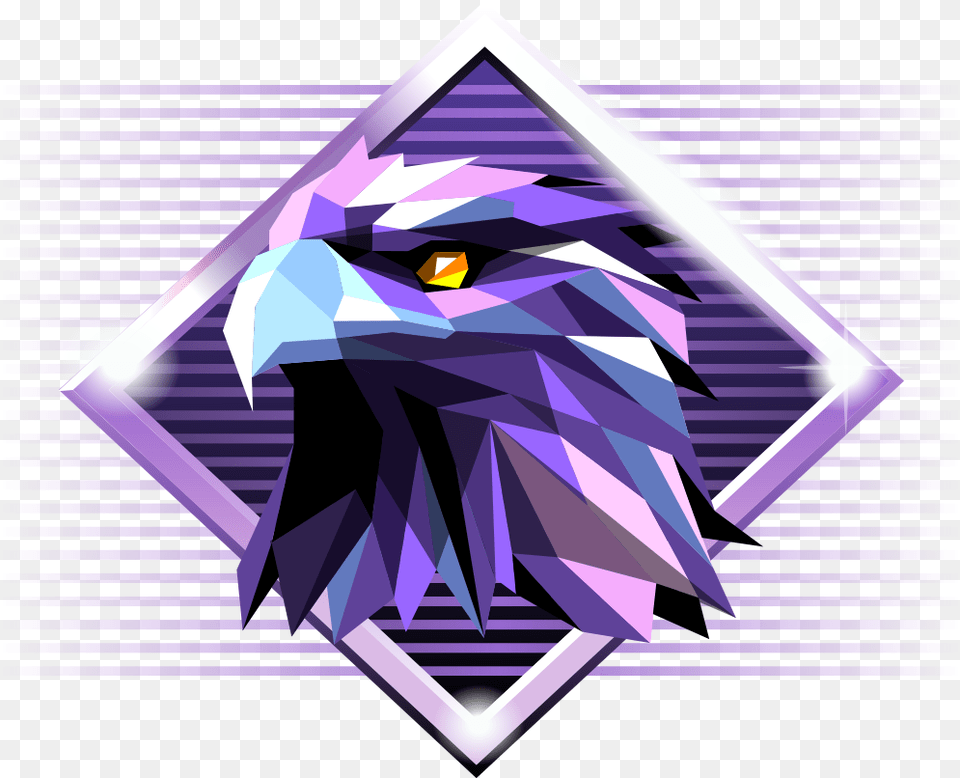 Symbol Eagle Neonstaxx Thumbnail Neon Staxx Netent, Purple, Art, Graphics, Animal Free Png Download