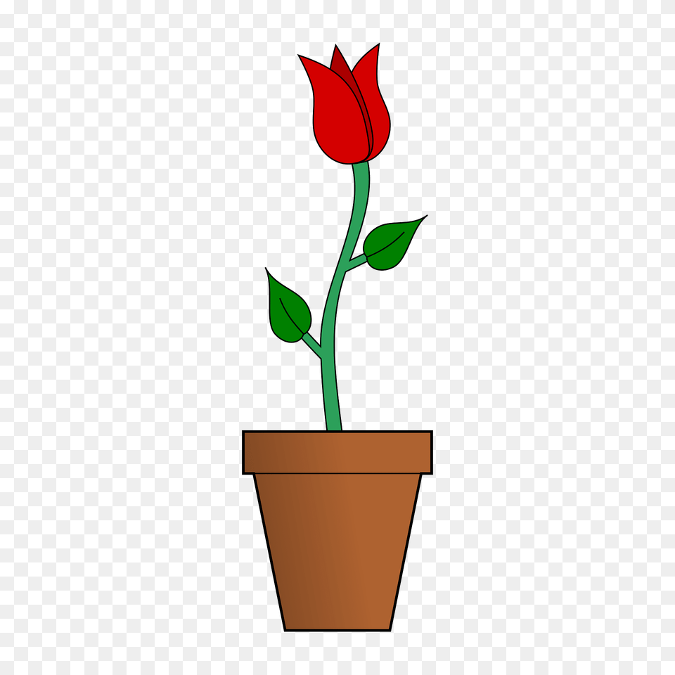 Symbol Flower Clipart, Plant, Rose, Cookware, Pot Free Png