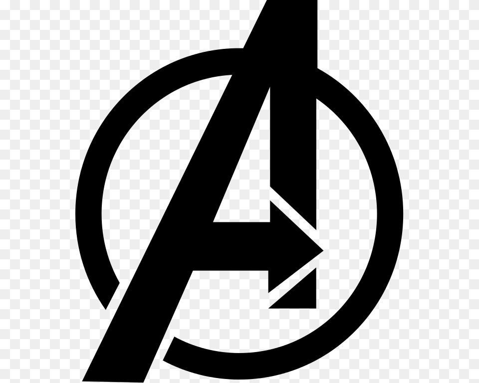 Symbol From Marvels The Avengers Logo, Gray Free Transparent Png