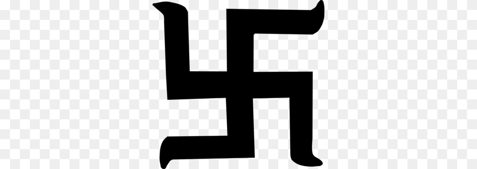Symbol Hinduism Swastika Ganesha Om, Gray Free Png