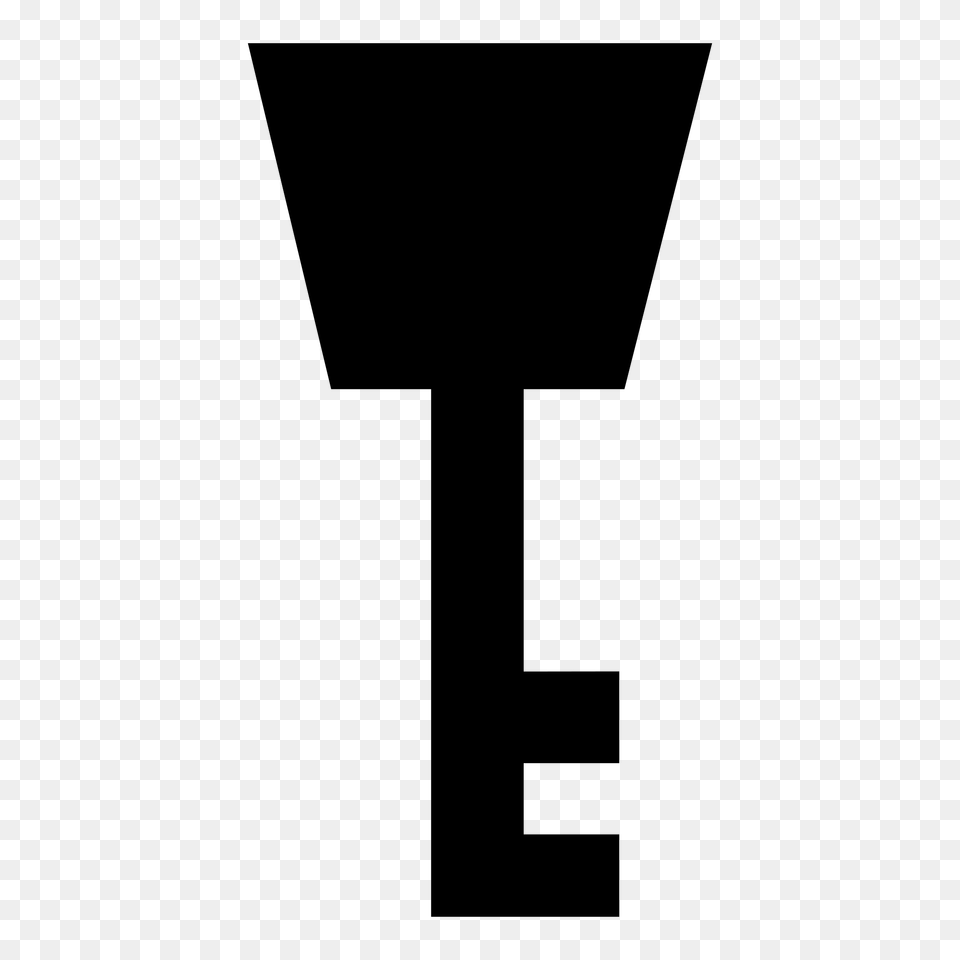 Symbol Icon Keyblade, Gray Free Transparent Png