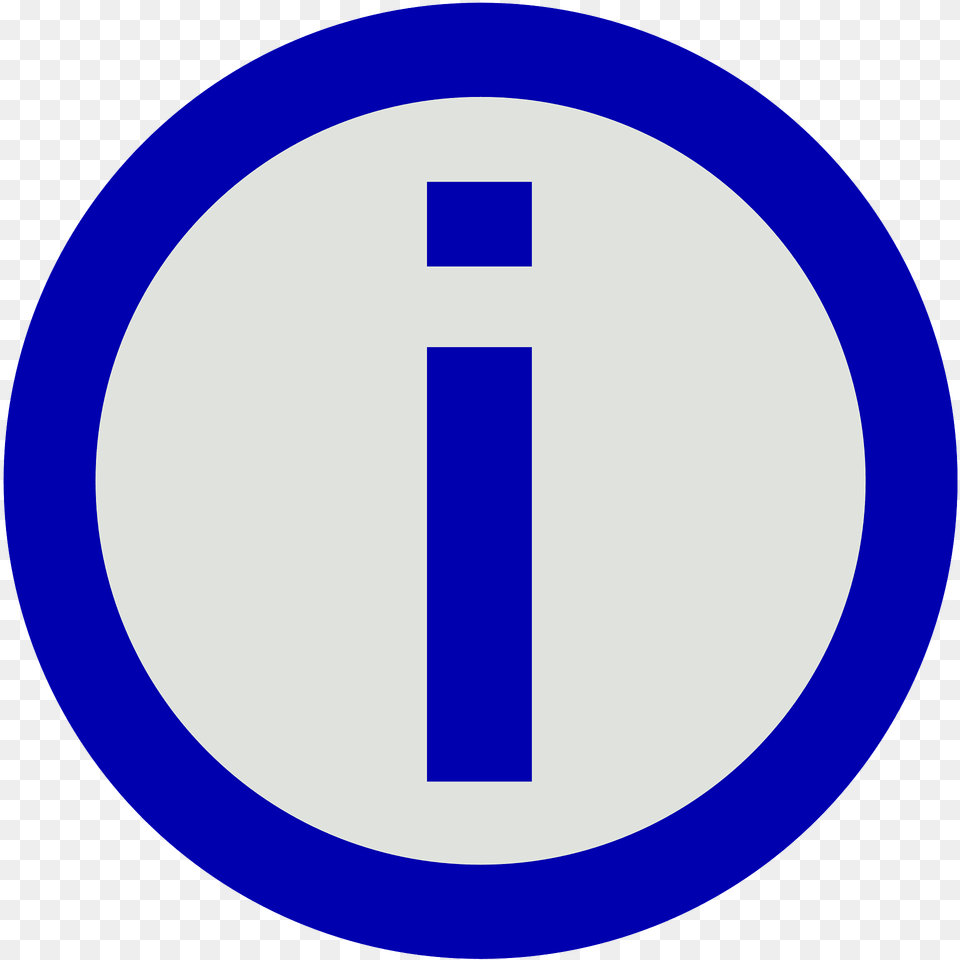 Symbol Information Blue Clipart, Sign, Disk Png Image