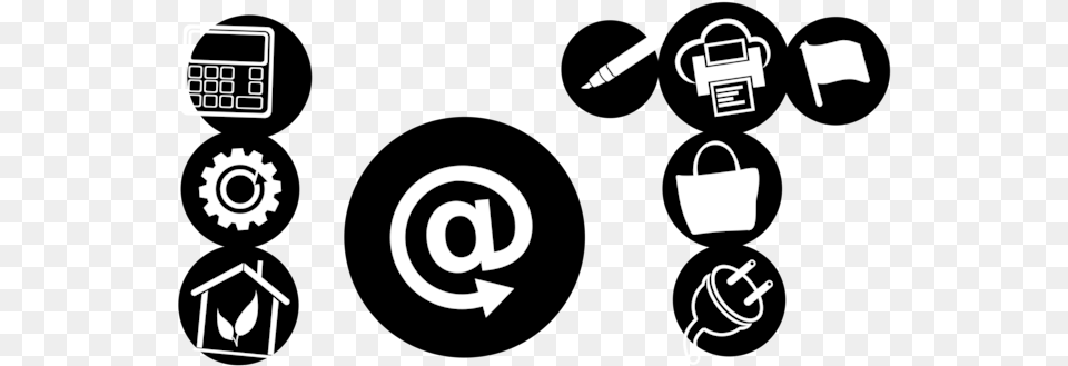Symbol Logo Circle Clipart Dot, Stencil, Qr Code Free Transparent Png