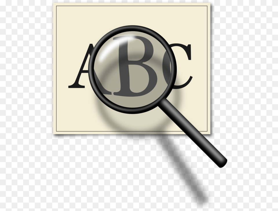 Symbol Logo Line Clipart Magnifying Glass Letters Clipart Free Png