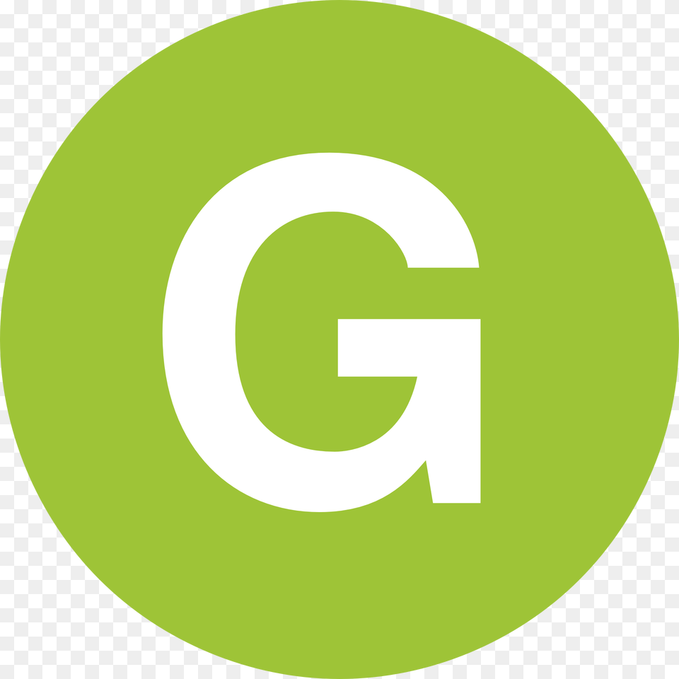 Symbol New City Mta G Train Logo, Green, Text, Disk, Number Png Image