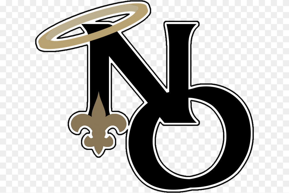 Symbol New Orleans Saints, Text, Smoke Pipe, Number Free Png Download