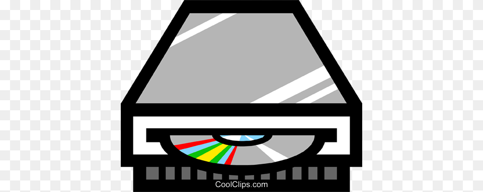 Symbol Of A Cd Rom Player Royalty Vector Clip Art, Disk, Dvd Free Png Download