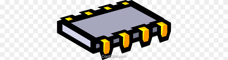 Symbol Of A Computer Chip Royalty Vector Clip Art, Electronic Chip, Electronics, Hardware, Printed Circuit Board Png