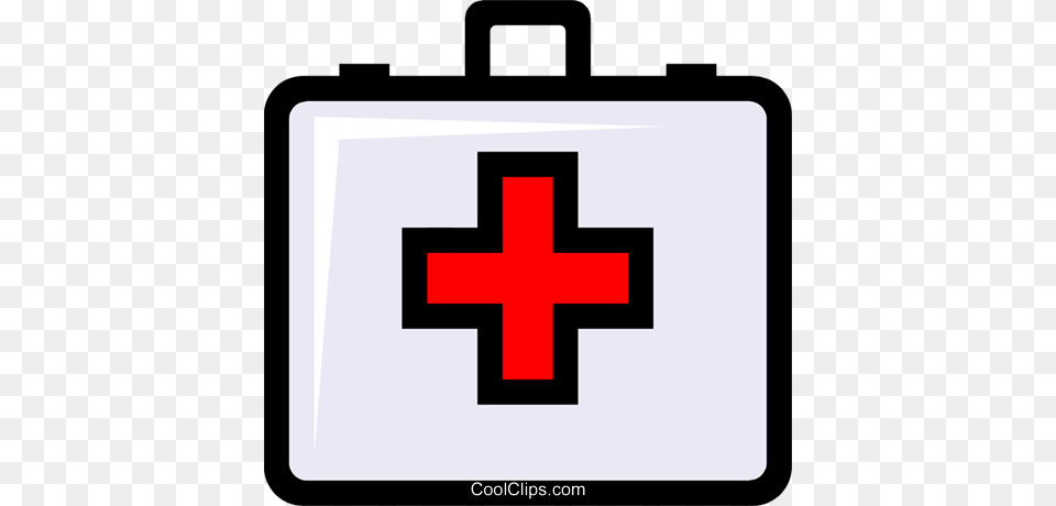 Symbol Of A First Aid Kit Royalty Vector Clip Art, First Aid, Logo, Red Cross Png Image