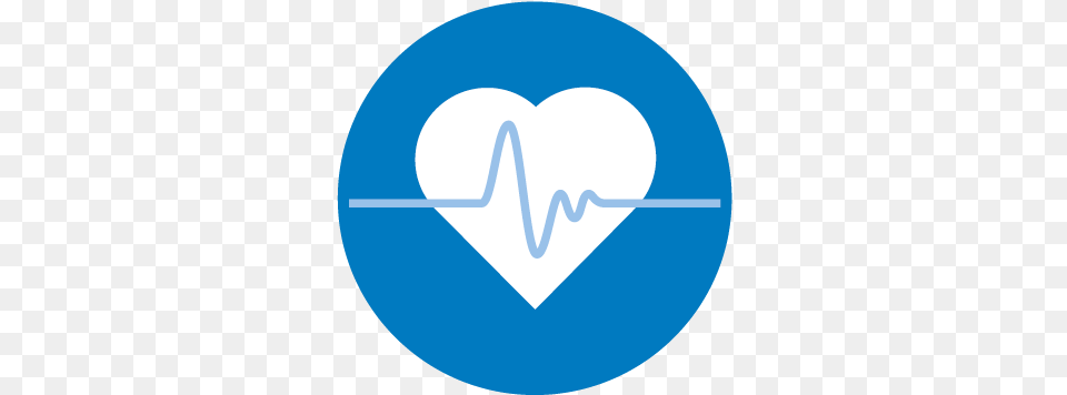 Symbol Of A Heart With A Jagged Line Representing An Blue Close Icon, Logo Png