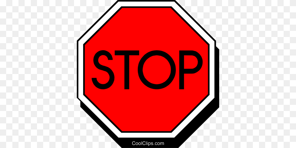 Symbol Of A Stop Sign Royalty Vector Clip Art Illustration, Road Sign, Stopsign, Dynamite, Weapon Png Image