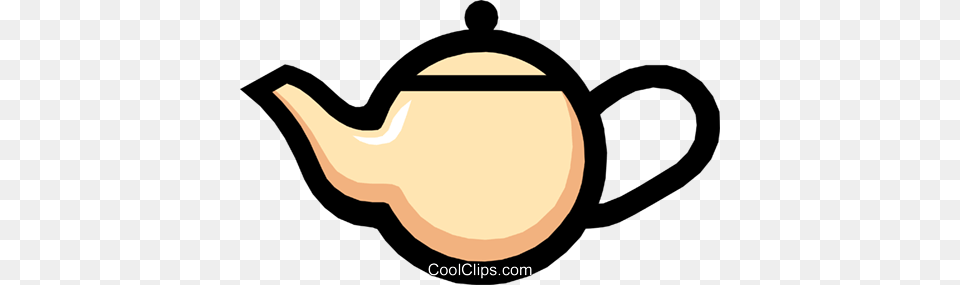 Symbol Of A Teapot Royalty Vector Clip Art Illustration, Cookware, Pot, Pottery, Bow Free Png