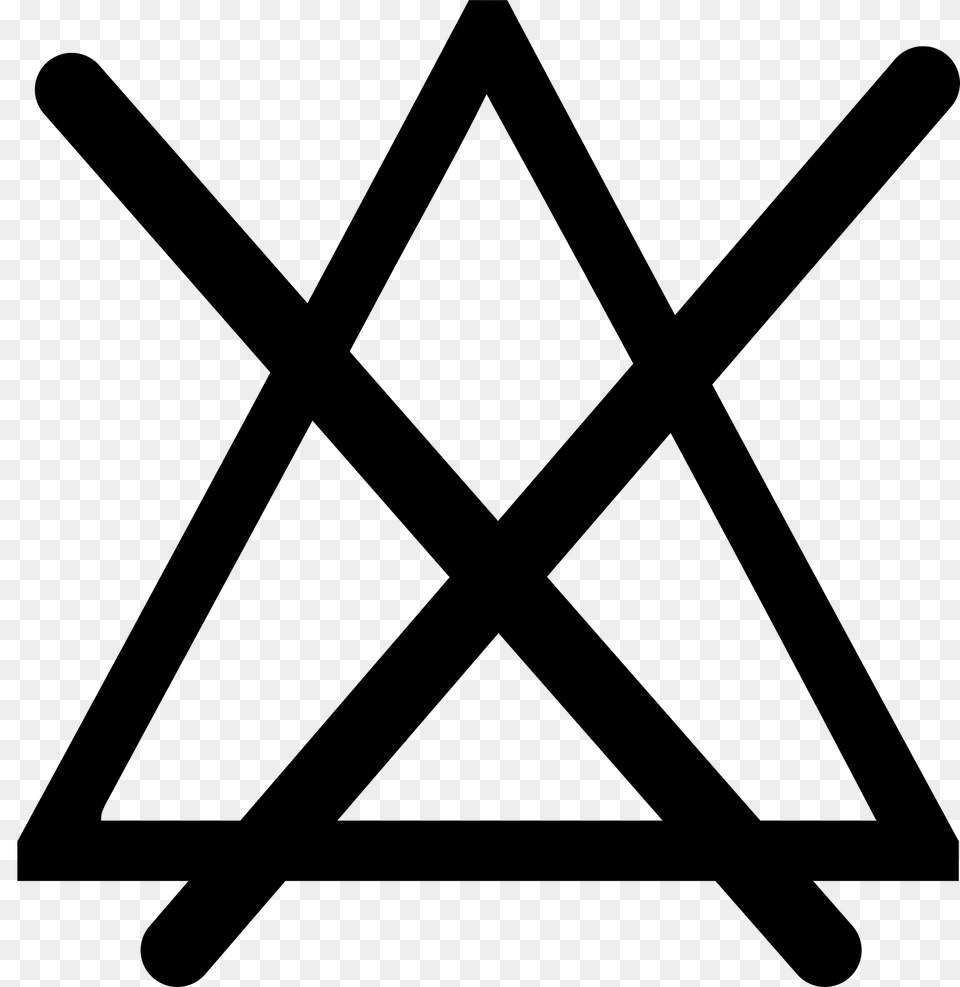 Symbol Of Iron Clipart, Star Symbol, Triangle Png Image